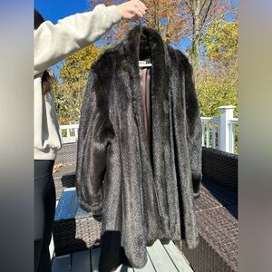 Authentic Marvin Richards fur coat pristine condition